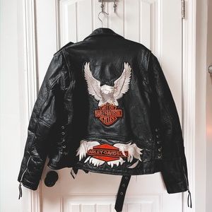 Authentic leather MENS Harley Davidson jacket!✨